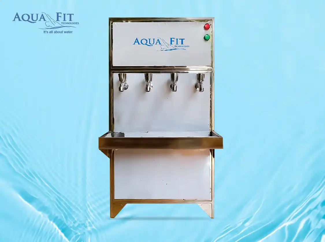 Water Hot and Cooling Dispenser 4 Taps (SS)