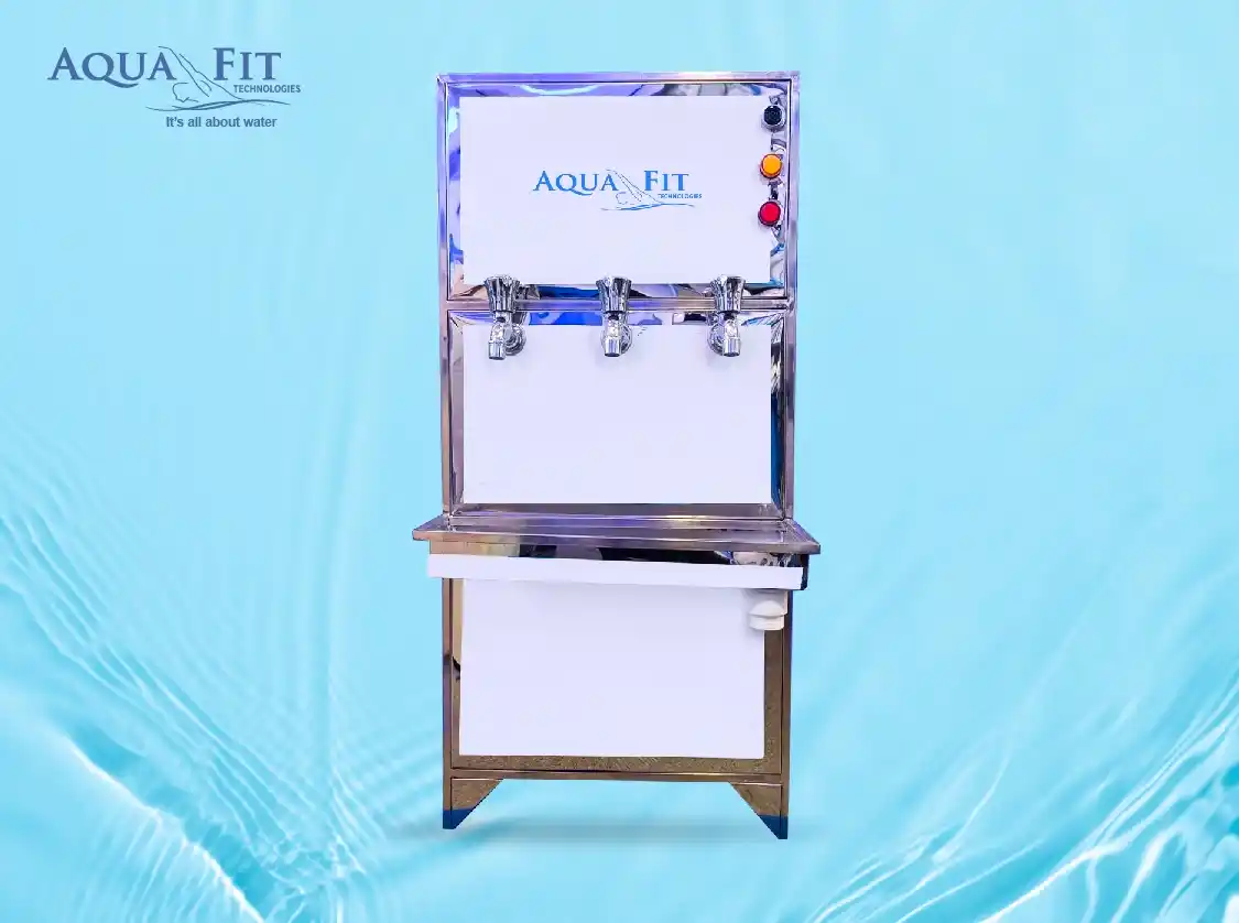 Water Hot and Cooling Dispenser 3 Taps (SS)